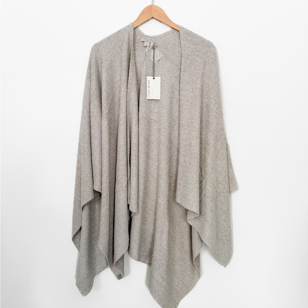 Barefoot Dreams Weekend Wrap Pewter/Pearl